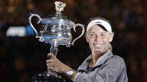 Caroline Wozniacki Wins 1st Major Title At Australian Open