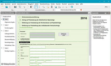 Elster Steuererkl Rung Online Machen Formulare Und Belege Pc Magazin