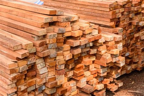 Stack Of Lumber Stock Image Image Of Rough Industry 18243045