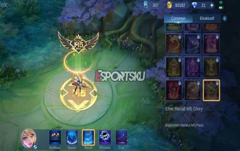 Cara Dapatkan Efek Recall M Glory Mobile Legends Ml Esportsku