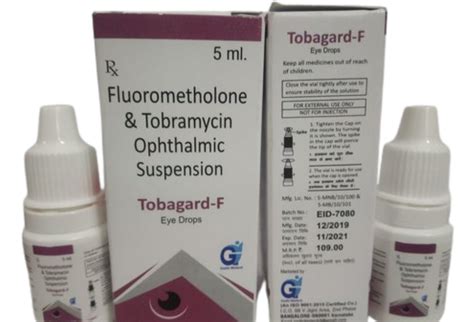 Fluorometholone And Tobramycin Ophthalmic Suspension Tobagard F At