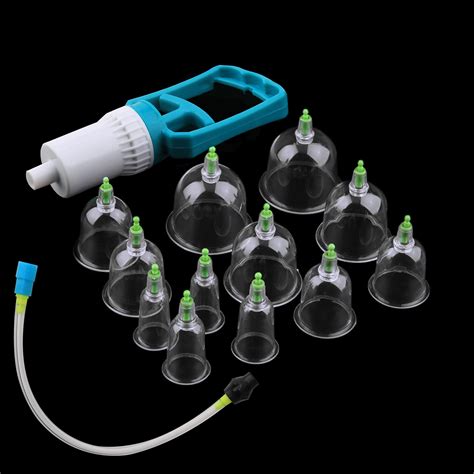 Buy YF STORE Body Massager Cupping Therapy Set 12 Cups 5 Sizes Hijama