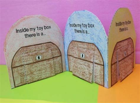 Toys | Inside My Toy Box Book Craft | ESL Worksheet For Kids