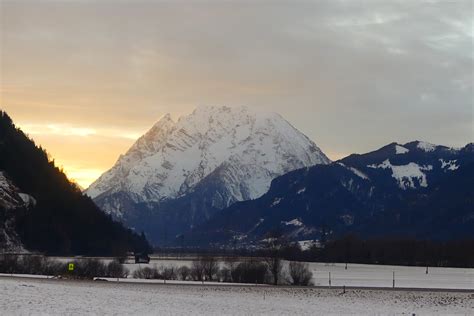 Der Grimming Im Abendrot Ennstal Steiermark Flickr