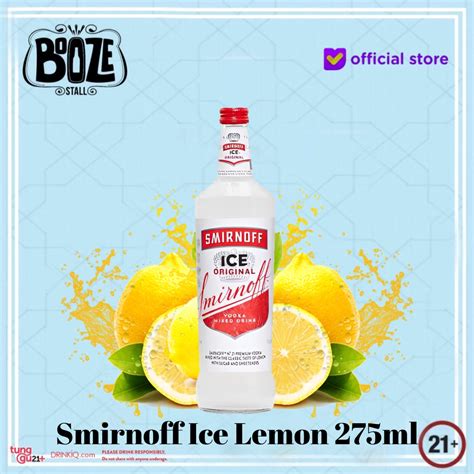 jual smirnoff ice lemon ml shopee indonesia
