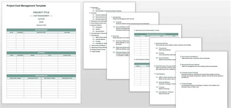 Free Project Management Plan Templates Smartsheet
