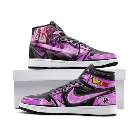 Goku Black Rose Dragon Ball Air Jordan High Top Shoes Smgbrd