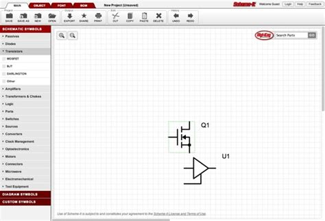 Schematic Drawing Tool Program To Make Electrical Schematic