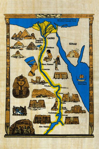 Ancient Egypt Nile River Map Images