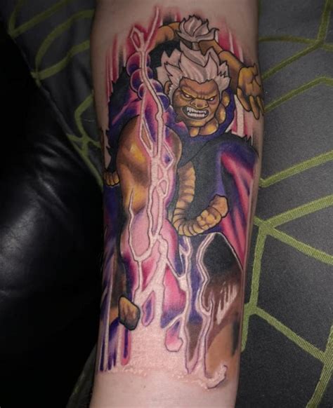 Akuma, start of my Street Fighter sleeve. Done by Karl at Darkside ...