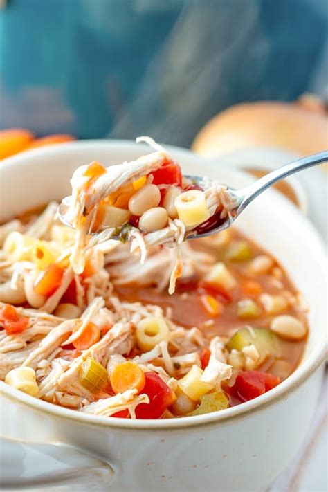 Minute Chicken Minestrone Soup Recipe Yellowblissroad