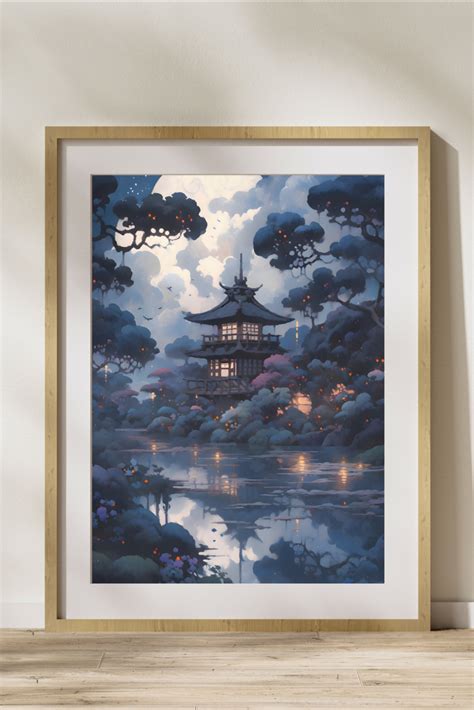 Firefly Pond Studio Ghibli Inspired Art Print