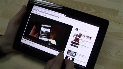 Chrome Beta Browser Test On Android Tablet Youtube