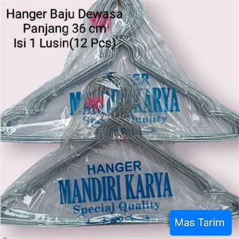 Jual Hanger Baju Dewasa Mandiri Karya Hanger Kawat Gantungan Baju Besi