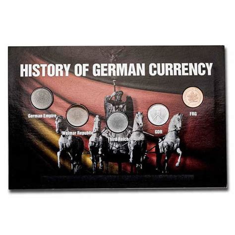 Germany History Of The Pfennig 5 Coin Set