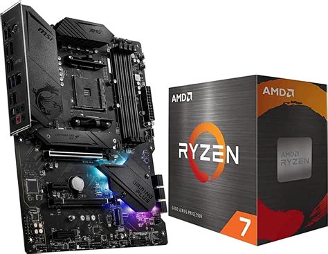 Micro Center AMD Ryzen 7 5700X Desktop Processor Bundle with MSI MPG ...
