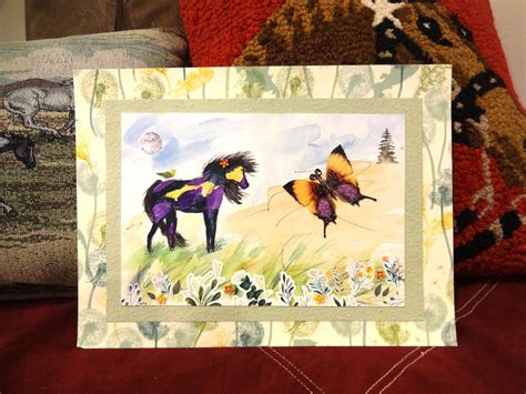Birthday Thank You Horse Art T Mixed Media 3d Horse Art Handmade