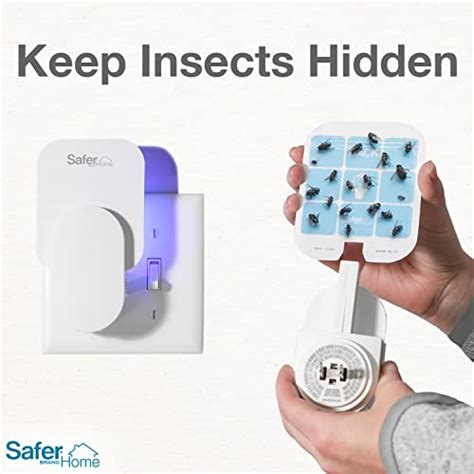 Safer Home Sh502 Indoor Plug In Fly Trap For Flies Fruit Flies Moths Gnats And Other Flying