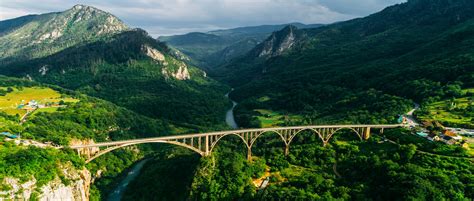 Djurdjevica Tara Bridge In Montenegro