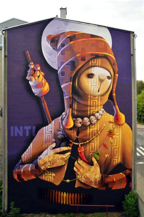 Streetartnews Es Inti Nuevo Mural En Lodz Polonia