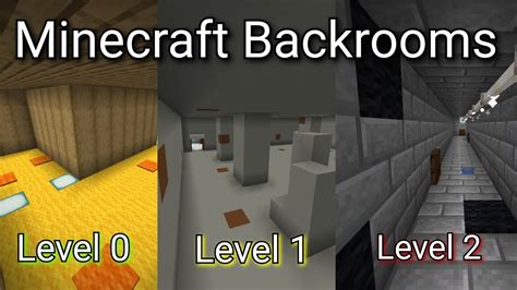 Backroom Levels In Minecraft YouTube