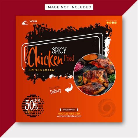 Premium Vector A Poster Of A Chicken Dish Called Chicken Curry