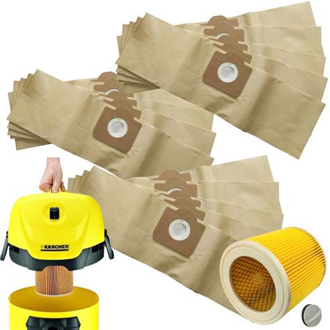 15x WORKI FILTR DO ODKURZACZA KARCHER 6 959 130 0 Sklep Opinie Cena