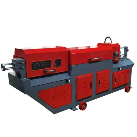 Automatic Steel Bar Straightener And Cutter Wire Straightening And