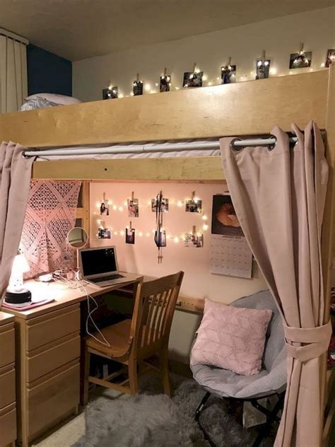 22 College Dorm Room Ideas For Lofted Beds Cassidy Lucille In 2024