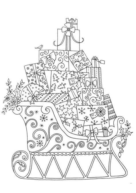 Free Easy To Print Adult Christmas Coloring Pages Christmas