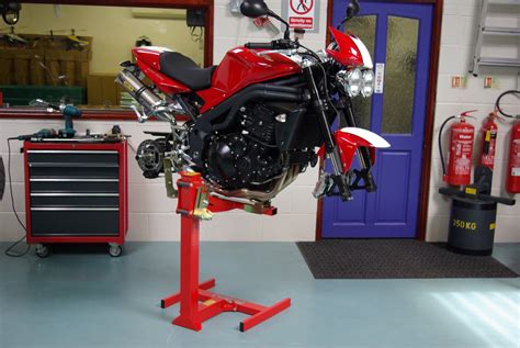 Motorcycle Lift / Motorbike Stand / Sports Bike Lift | EazyRizer Original Red