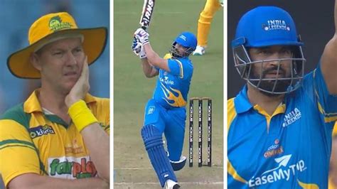 WATCH Irfan Pathan S Fiery 12 Ball 37 Takes India Legends To RSWS