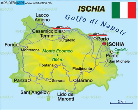 map  ischia island  italy welt atlasde