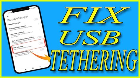 How To Fix Usb Tethering Problem On Any Android Phone How To Fix Usb