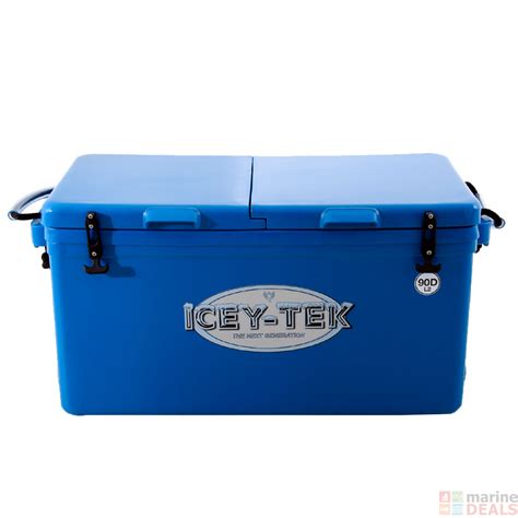 Icey-Tek Two Compartment Chilly Bin with Split Lid 115L - Chilly Bins ...