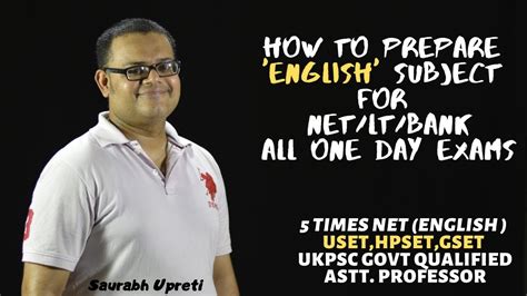 How To Prepare English For Competitive Exams Saurabh Upreti Youtube