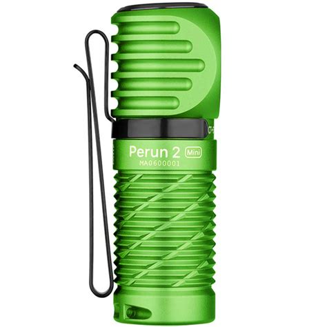 Olight Perun 2 Mini Lime Green latarka czołowa kątowa z opaską 1100