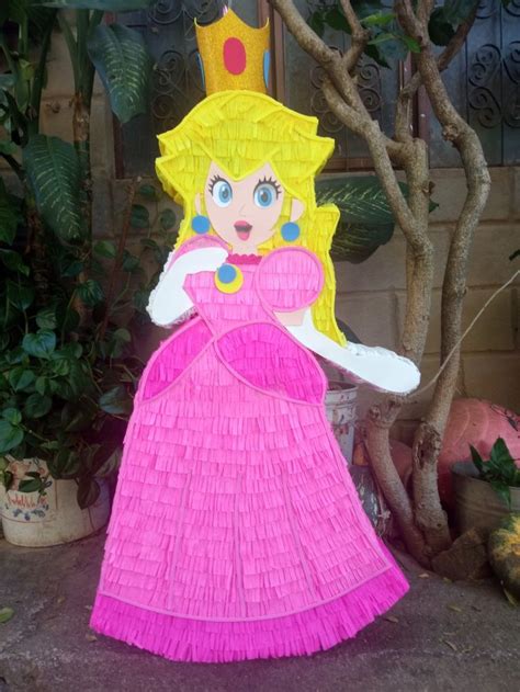 Pi Ata Princesa Peatch De Mario Bross Fiesta Princesa Peach Pi Ata