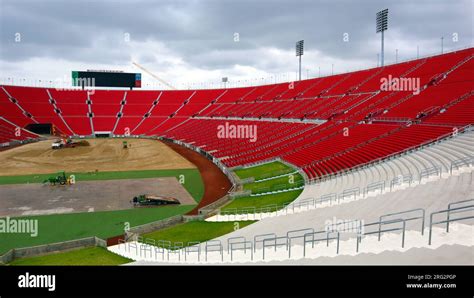 Los Angeles California Los Angeles Memorial Coliseum Located In The