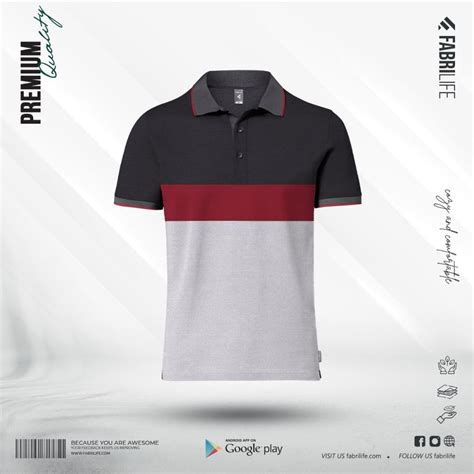 Fabrilife Designer Edition Single Jersey Knitted Cotton Polo