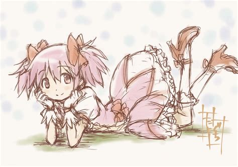 Kaname Madoka Mahou Shoujo Madoka Magica And 1 More Drawn By