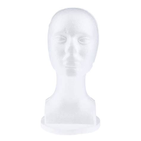 31cm Femme Tête de Mannequin Présentoir en Mousse Modèle Porte