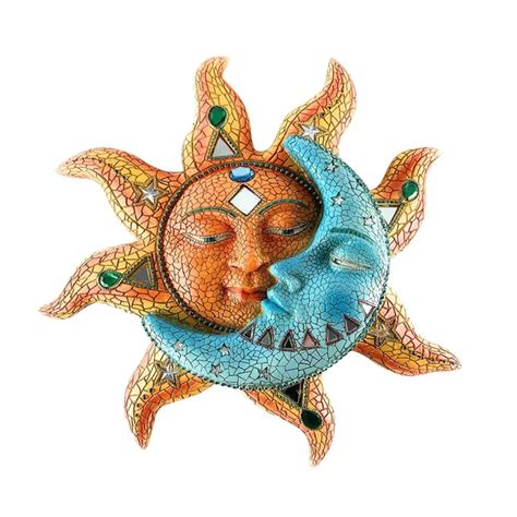 Celestial Sun And Moon Kissing