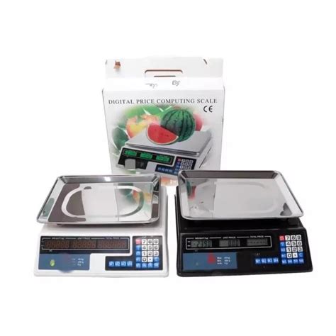 Digital Price Computing Scale Led Lcd Light Weighing Range 40kg