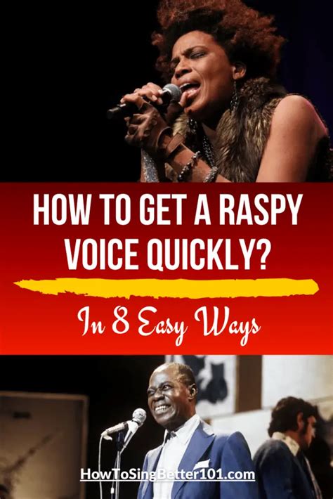 How to get a raspy voice quickly? ( In 8 Easy Ways ) » How To Sing Better 101