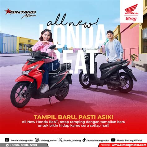 Ahm Luncurkan All New Honda Beat 2024 Ini Yang Baru Honda Bintang Motor