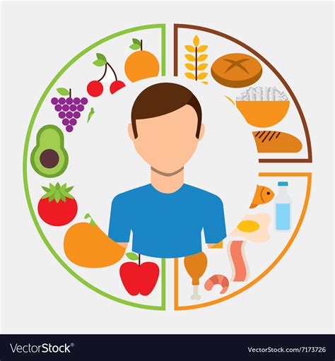 Nutrition And Health Design Royalty Free Vector Image