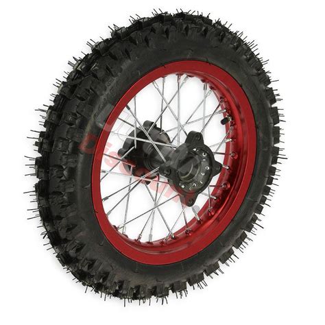 Full Rear Wheel For Dirt Bike Agb Red Wheels Complete Dirt