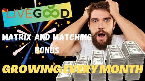 Livegood Matrix Matching Bonus Palaki Ng Palaki Every Month Youtube