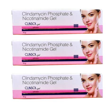 Clinsol Clindamycin Phosphate Nicotinamide Gel For Skin Diseases At Rs